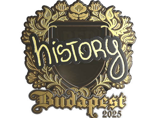 Sticker | History (Gold) | Budapest 2025 (Sticker | History (Gold) | Budapest 2025)
