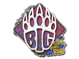 Sticker | BIG (Glitter) | Rio 2022 (Sticker | BIG (Glitter) | Rio 2022)