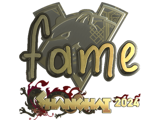 Sticker | fame (Gold) | Shanghai 2024 (Sticker | fame (Gold) | Shanghai 2024)
