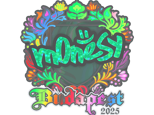Sticker | m0NESY (Holo) | Budapest 2025 (Sticker | m0NESY (Holo) | Budapest 2025)