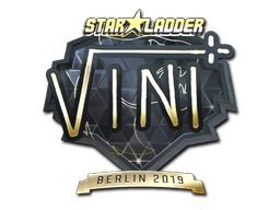 Sticker | VINI (Gold) | Berlin 2019 (Sticker | VINI (Gold) | Berlin 2019)