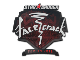 Sticker | facecrack | Berlin 2019 (Sticker | facecrack | Berlin 2019)