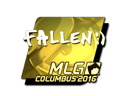 Sticker | FalleN (Gold) | MLG Columbus 2016 (Sticker | FalleN (Gold) | MLG Columbus 2016)