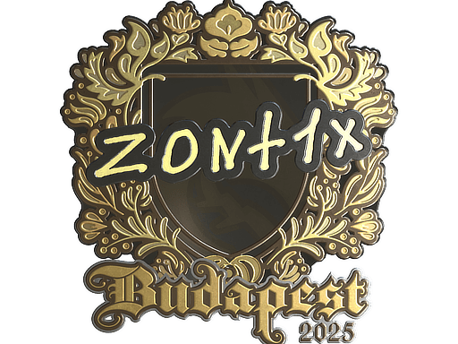 Sticker | zont1x (Gold) | Budapest 2025 (Sticker | zont1x (Gold) | Budapest 2025)