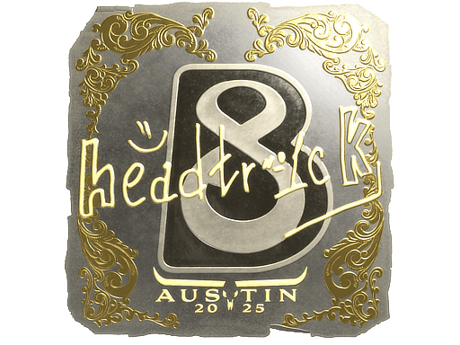 Sticker | headtr1ck (Gold) | Austin 2025 (Sticker | headtr1ck (Gold) | Austin 2025)