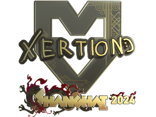 Sticker | xertioN (Gold) | Shanghai 2024 (Sticker | xertioN (Gold) | Shanghai 2024)