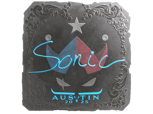 Sticker | Sonic (Foil) | Austin 2025 (Sticker | Sonic (Foil) | Austin 2025)