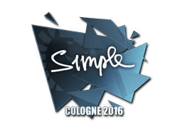 Sticker | s1mple | Cologne 2016 (Sticker | s1mple | Cologne 2016)