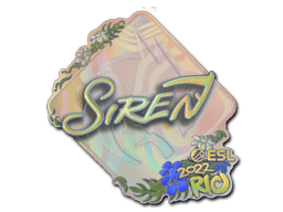 Sticker | S1ren (Holo) | Rio 2022 (Sticker | S1ren (Holo) | Rio 2022)