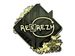 Sticker | refrezh (Gold) | Rio 2022 (Sticker | refrezh (Gold) | Rio 2022)