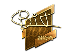 Sticker | BIT (Gold) | Boston 2018 (Sticker | BIT (Gold) | Boston 2018)