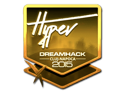 Sticker | Hyper (Gold) | Cluj-Napoca 2015 (Sticker | Hyper (Gold) | Cluj-Napoca 2015)