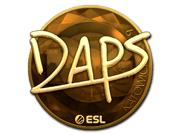 Sticker | daps (Gold) | Katowice 2019 (Sticker | daps (Gold) | Katowice 2019)