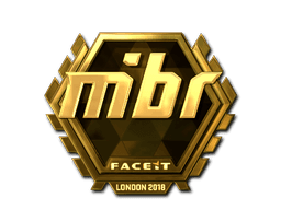 Sticker | MIBR (Gold) | London 2018 (Sticker | MIBR (Gold) | London 2018)