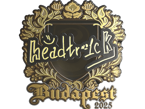 Sticker | headtr1ck (Gold) | Budapest 2025 (Sticker | headtr1ck (Gold) | Budapest 2025)
