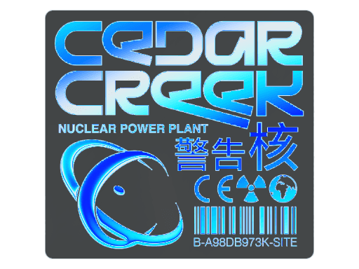 Sticker | Cedar Creek (Holo) (Sticker | Cedar Creek (Holo))