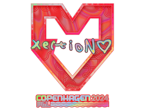 Sticker | xertioN (Holo) | Copenhagen 2024 (Sticker | xertioN (Holo) | Copenhagen 2024)