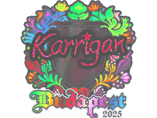 Sticker | karrigan (Holo) | Budapest 2025 (Sticker | karrigan (Holo) | Budapest 2025)