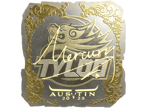 Sticker | Mercury (Gold) | Austin 2025 (Sticker | Mercury (Gold) | Austin 2025)