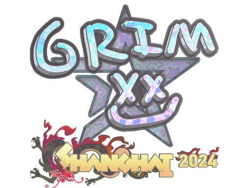 Sticker | Grim (Holo) | Shanghai 2024 (Sticker | Grim (Holo) | Shanghai 2024)