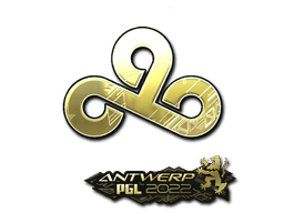 Sticker | Cloud9 (Gold) | Antwerp 2022 (Sticker | Cloud9 (Gold) | Antwerp 2022)