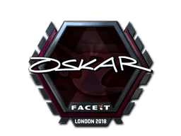 Sticker | oskar (Foil) | London 2018 (Sticker | oskar (Foil) | London 2018)
