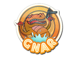 Sticker | Orange Gnar (Sticker | Orange Gnar)