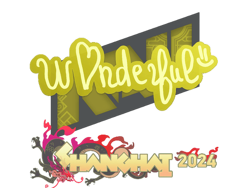 Sticker | w0nderful | Shanghai 2024 (Sticker | w0nderful | Shanghai 2024)