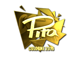 Sticker | pita (Gold) | Cologne 2016 (Sticker | pita (Gold) | Cologne 2016)