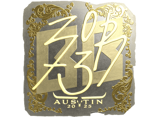 Sticker | zorte (Gold) | Austin 2025 (Sticker | zorte (Gold) | Austin 2025)