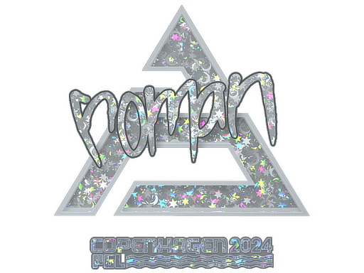 Sticker | roman (Glitter) | Copenhagen 2024 (Sticker | roman (Glitter) | Copenhagen 2024)