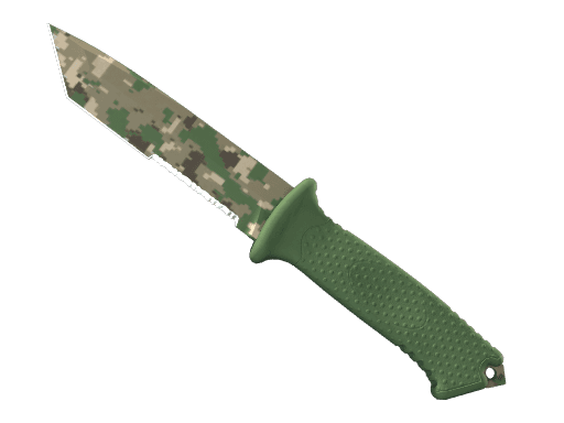 ★ Медвежий нож | Пиксельный камуфляж «Лес» — Закалённое в боях (★ Ursus Knife | Forest DDPAT BS)