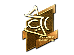 Sticker | chrisJ (Gold) | Boston 2018 (Sticker | chrisJ (Gold) | Boston 2018)