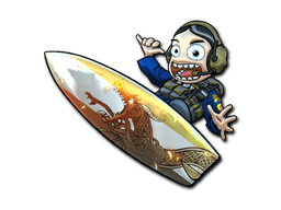 Sticker | Dragon Lore Surf Ava (Foil) (Sticker | Dragon Lore Surf Ava (Foil))