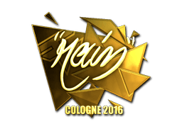 Sticker | rain (Gold) | Cologne 2016 (Sticker | rain (Gold) | Cologne 2016)