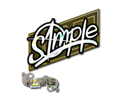 Sticker | s1mple (Glitter) | Paris 2023 (Sticker | s1mple (Glitter) | Paris 2023)