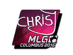 Sticker | chrisJ (Foil) | MLG Columbus 2016 (Sticker | chrisJ (Foil) | MLG Columbus 2016)