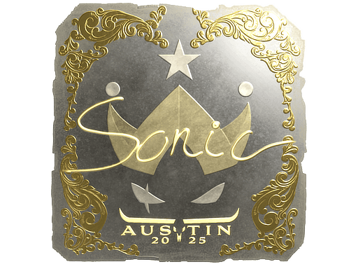 Sticker | Sonic (Gold) | Austin 2025 (Sticker | Sonic (Gold) | Austin 2025)
