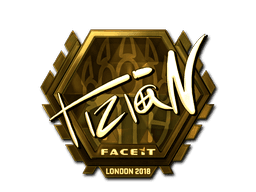 Sticker | tiziaN (Gold) | London 2018 (Sticker | tiziaN (Gold) | London 2018)