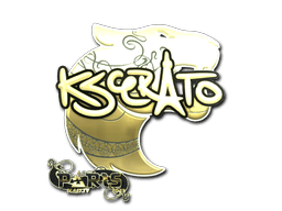 Sticker | KSCERATO (Gold) | Paris 2023 (Sticker | KSCERATO (Gold) | Paris 2023)