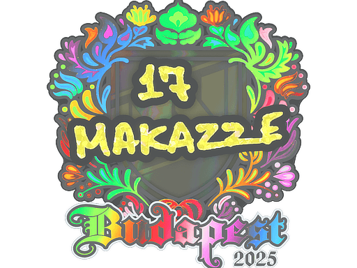 Sticker | makazze (Holo) | Budapest 2025 (Sticker | makazze (Holo) | Budapest 2025)