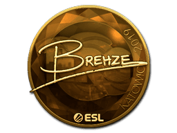 Sticker | Brehze (Gold) | Katowice 2019 (Sticker | Brehze (Gold) | Katowice 2019)