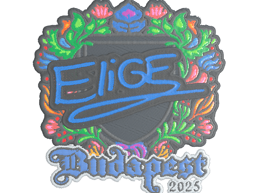 Sticker | EliGE (Embroidered) | Budapest 2025 (Sticker | EliGE (Embroidered) | Budapest 2025)
