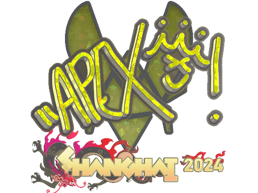 Sticker | apEX (Glitter) | Shanghai 2024 (Sticker | apEX (Glitter) | Shanghai 2024)