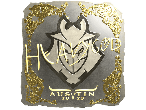 Sticker | Heavygod (Gold) | Austin 2025 (Sticker | Heavygod (Gold) | Austin 2025)