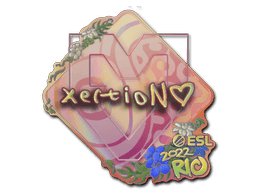 Sticker | xertioN (Holo) | Rio 2022 (Sticker | xertioN (Holo) | Rio 2022)