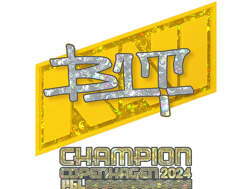 Sticker | b1t (Glitter, Champion) | Copenhagen 2024 (Sticker | b1t (Glitter, Champion) | Copenhagen 2024)