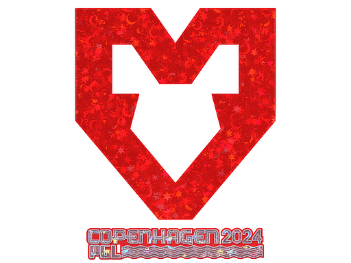 Sticker | MOUZ (Glitter) | Copenhagen 2024 (Sticker | MOUZ (Glitter) | Copenhagen 2024)