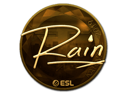 Sticker | rain (Gold) | Katowice 2019 (Sticker | rain (Gold) | Katowice 2019)