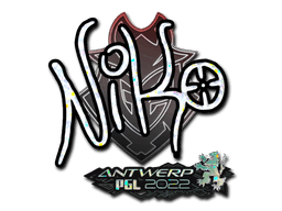 Sticker | NiKo (Glitter) | Antwerp 2022 (Sticker | NiKo (Glitter) | Antwerp 2022)